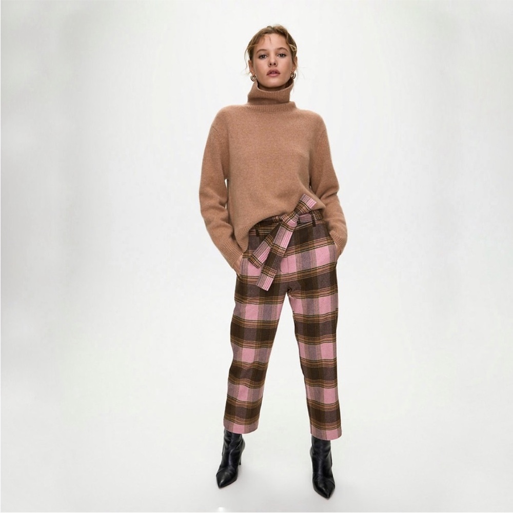 wilfred tie front wool pant